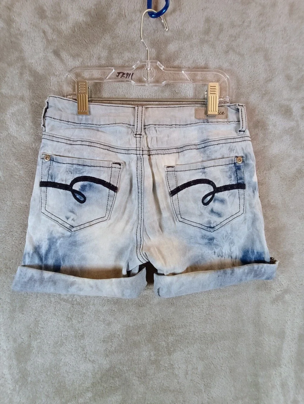 Justice Brand Girls Stylish Tie-Dye Girls Cuffed Hem Shorts Size 10 Reg